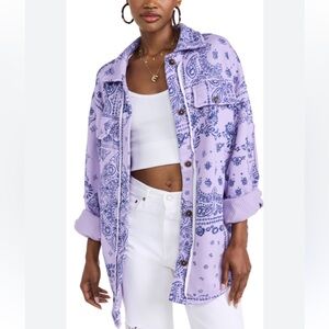 Free People Ruby West Coast Button Up Jacket Small